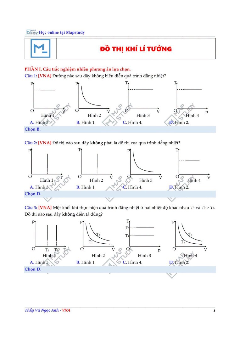 Ảnh minh họa cho ĐỒ THỊ KHÍ LÝ TƯỞNG - VẬT LÝ 12