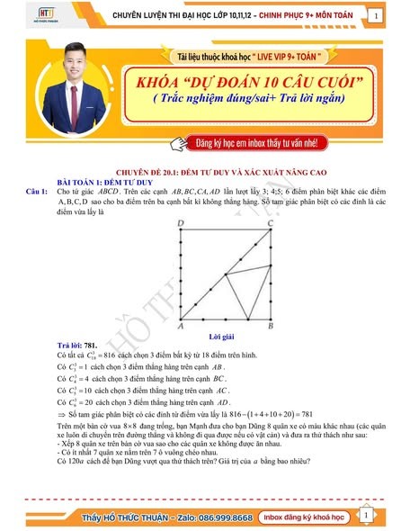 Ảnh minh họa cho DỰ ĐOÁN 10 CÂU CUỐI