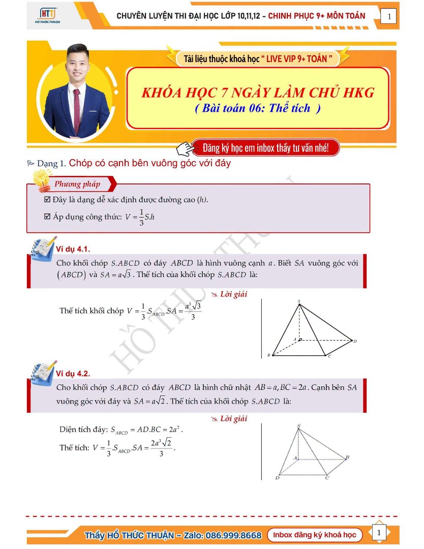 Ảnh minh họa cho 🚨 HÌNH HỌC KHÔNG GIAN - P6 🚨