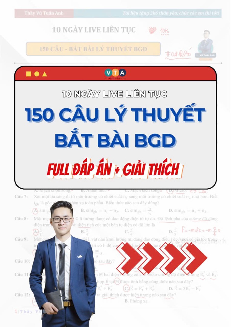 Ảnh minh họa cho 150 lý thuyết bắt bài BGD