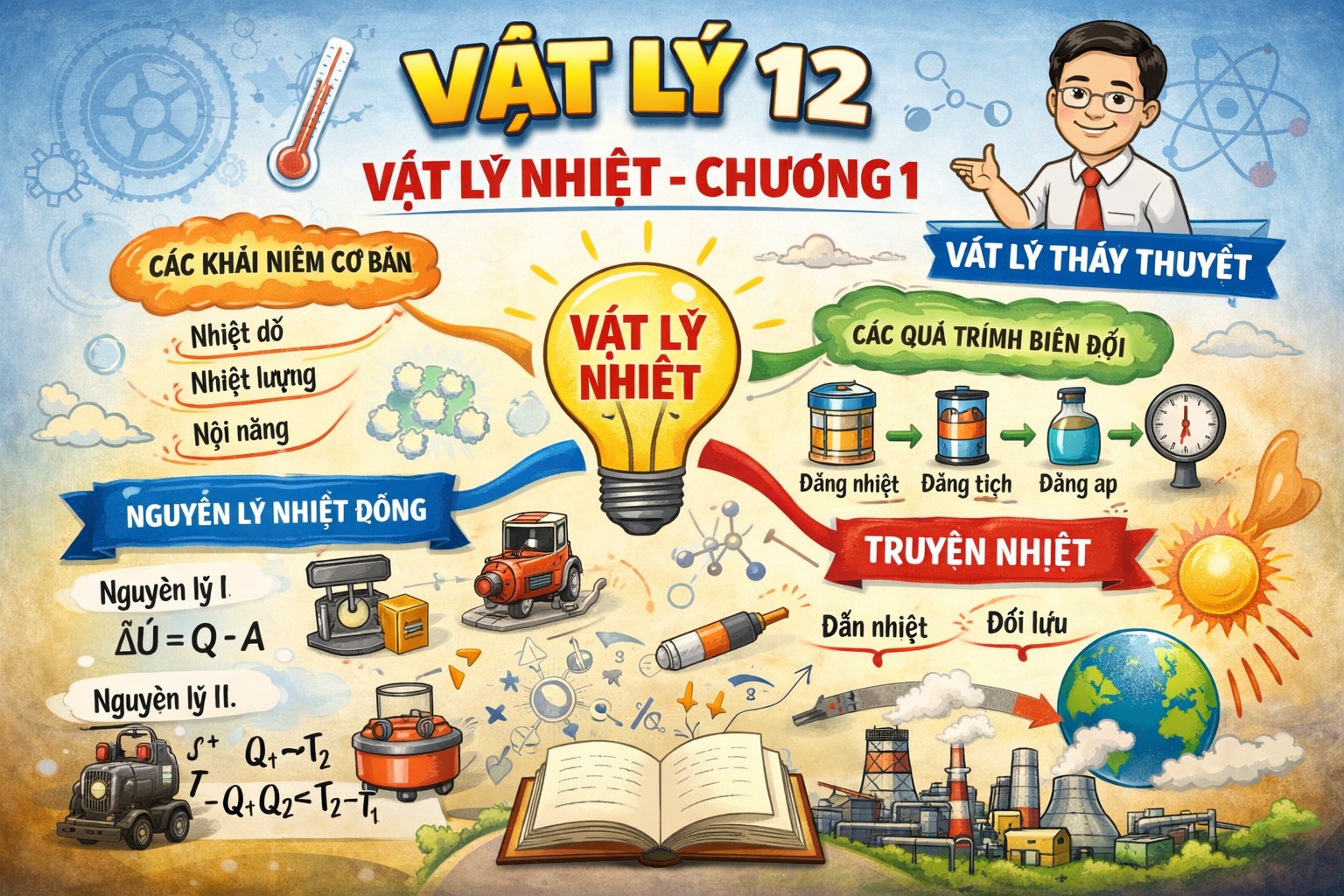 Ảnh minh họa cho VẬT LÝ NHIỆT P1: NHIỆT ĐỘ VÀ THANG ĐO