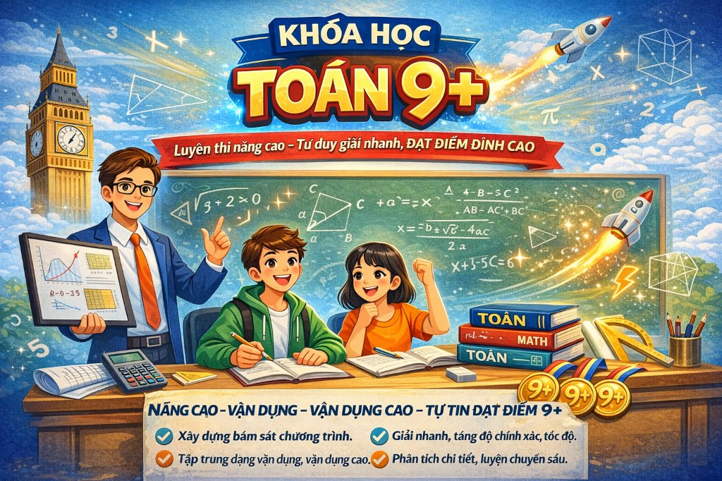 KHÓA HỌC NẮM CHẮC 9+