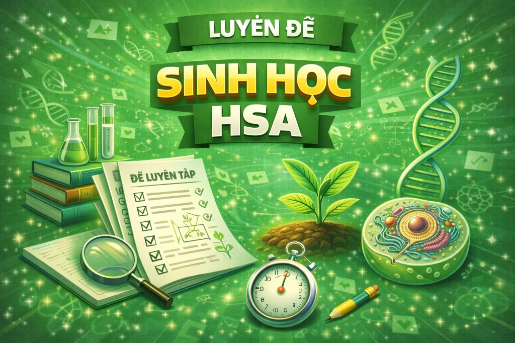 LUYỆN ĐỀ SINH HỌC HSA