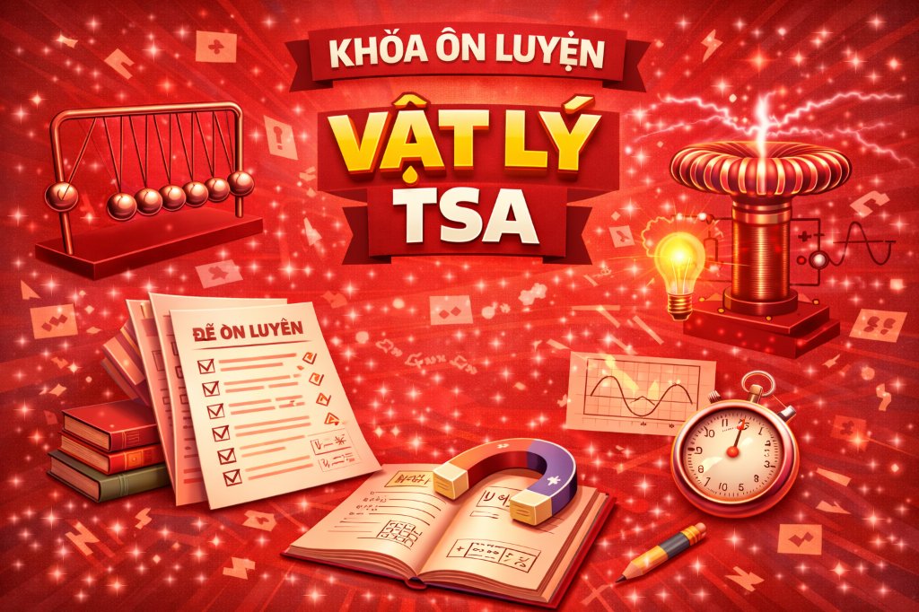 KHÓA ÔN LUYỆN VẬT LÝ TSA