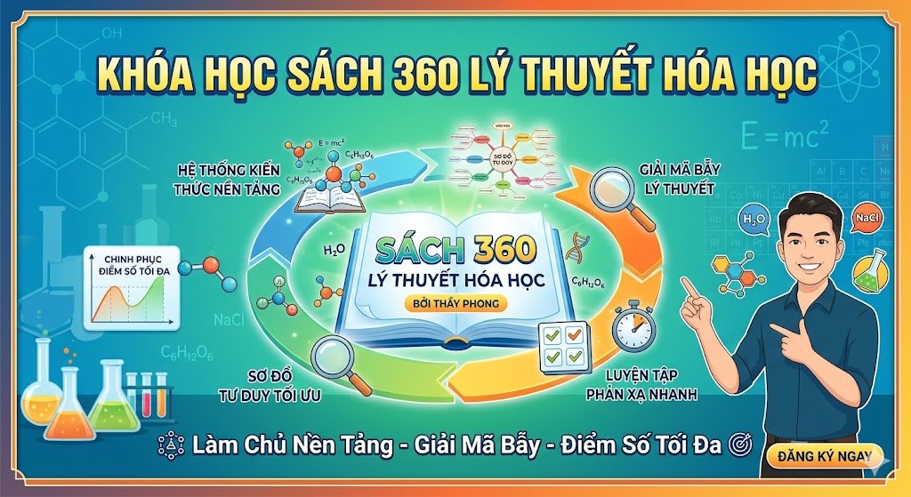 KHÓA HỌC LÝ THUYẾT 360 HÓA HỌC THẦY PHONG