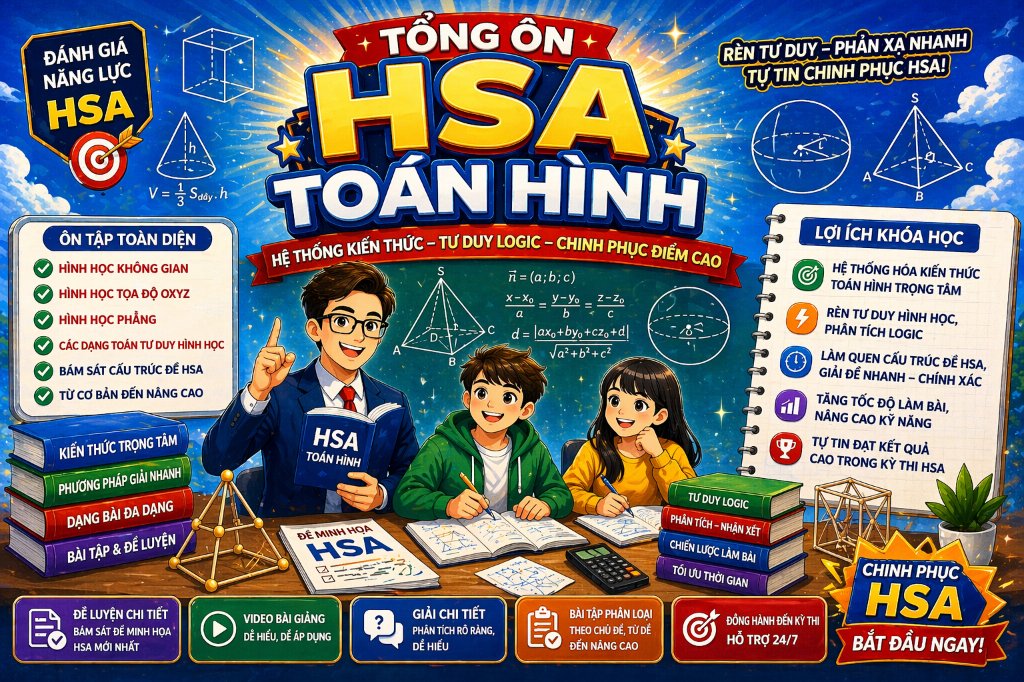 TỔNG ÔN HSA TOÁN HÌNH