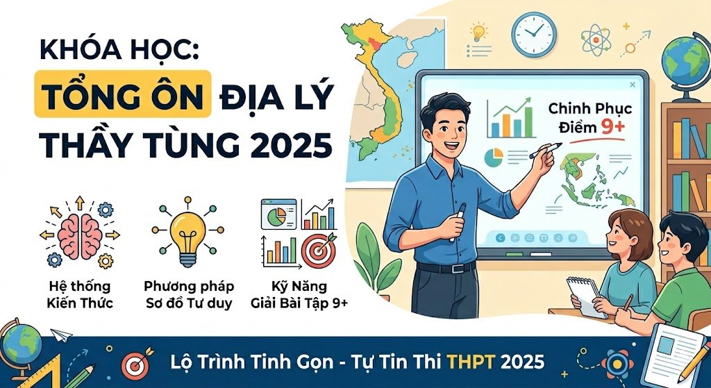 TỔNG ÔN ĐỊA LÍ THẦY TÙNG 2025