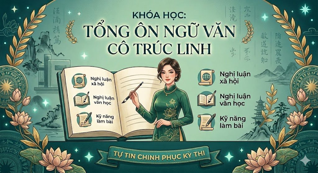 KHÓA HỌC TỔNG ÔN NGỮ VĂN CÔ TRÚC LINH 2025