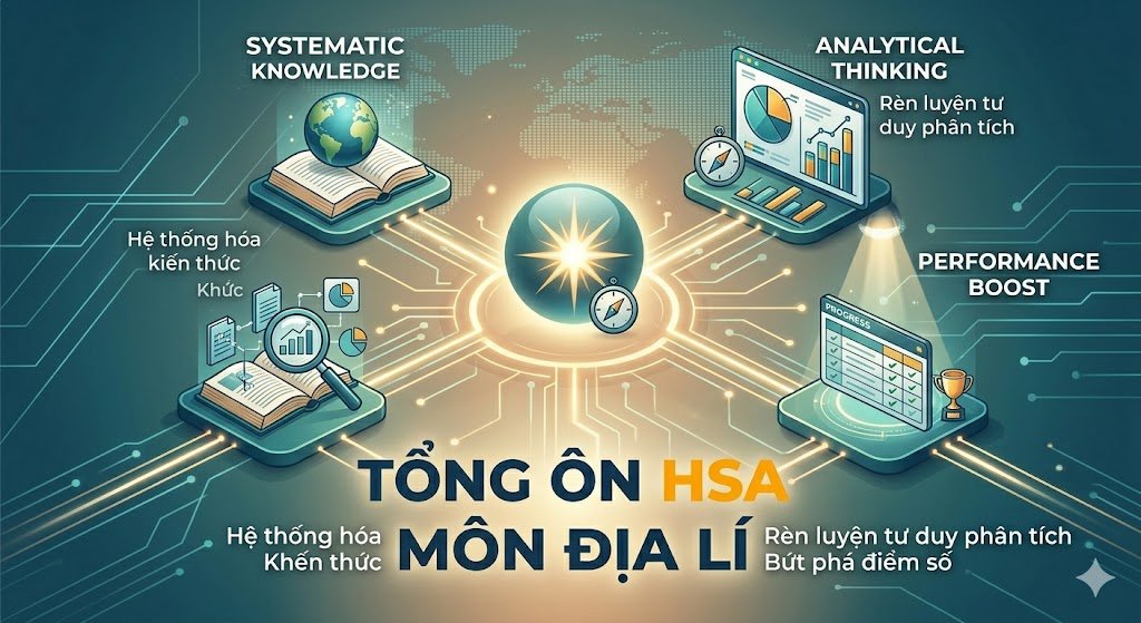 KHÓA HỌC TỔNG ÔN HSA ĐỊA LÍ 2025