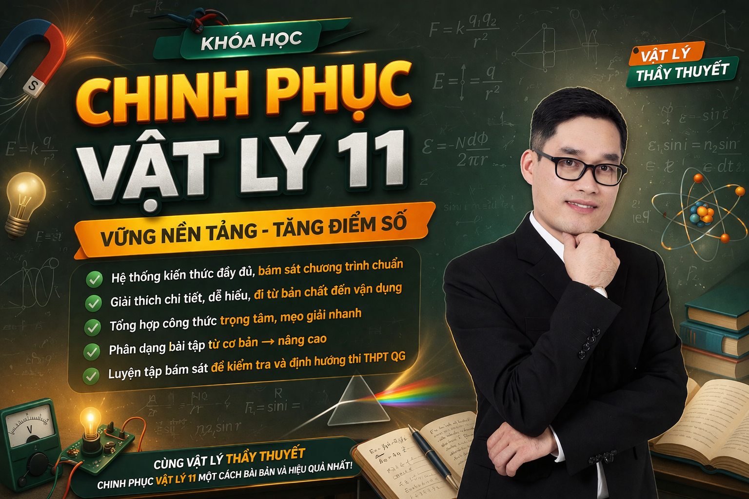 CHINH PHỤC VẬT LÝ 11