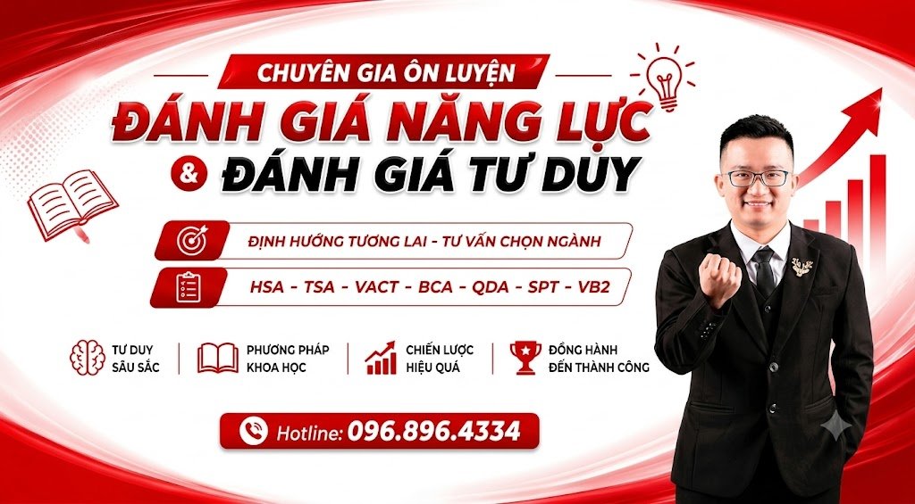 KHÓA ÔN LUYỆN THI TSA - THẦY VĂN HOA