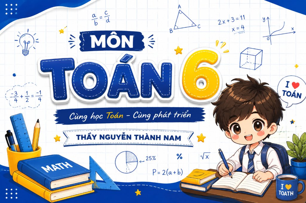 CHƯƠNG TRÌNH TOÁN 6 THẦY NAM