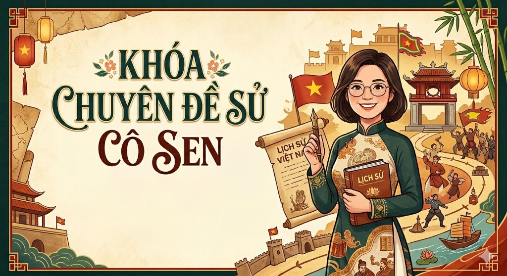 KHÓA CHUYÊN ĐỀ SỬ CÔ SEN