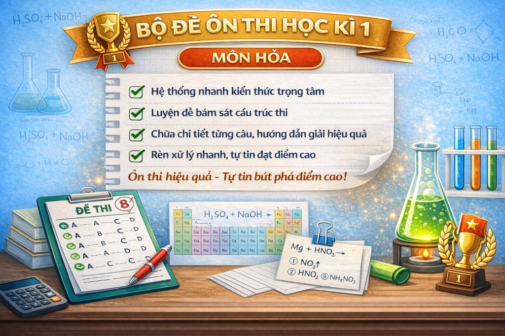 BỘ ĐỀ ÔN THI HỌC KÌ 1 THẦY TRỌNG