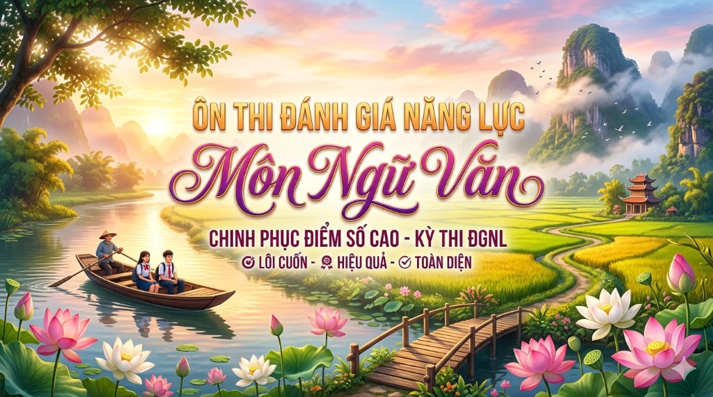 KHÓA ÔN THI ĐÁNH GIÁ NĂNG LỰC NGỮ VĂN