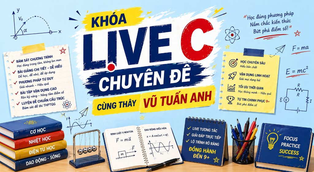 KHÓA LIVE C - CHUYÊN ĐỀ - CÙNG THẦY VŨ TUẤN ANH