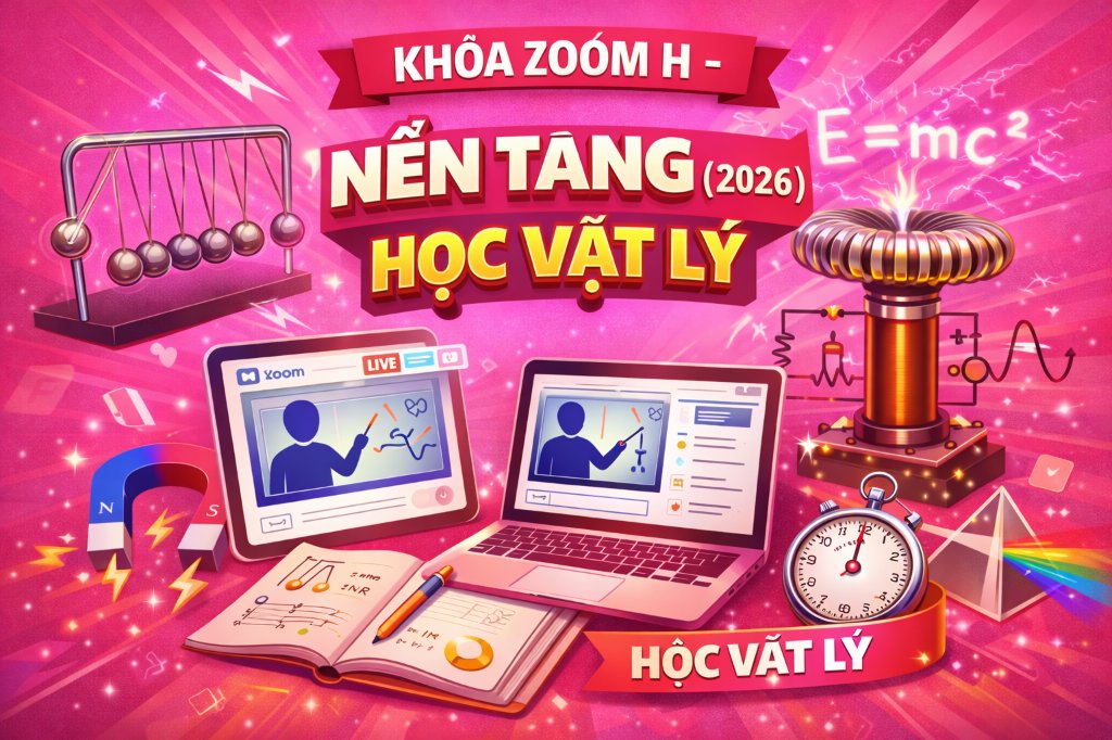 KHÓA ZOOM H - NỀN TẢNG (2026) - HỌC VẬT LÝ CÙNG THẦY ĐỖ NGỌC HÀ