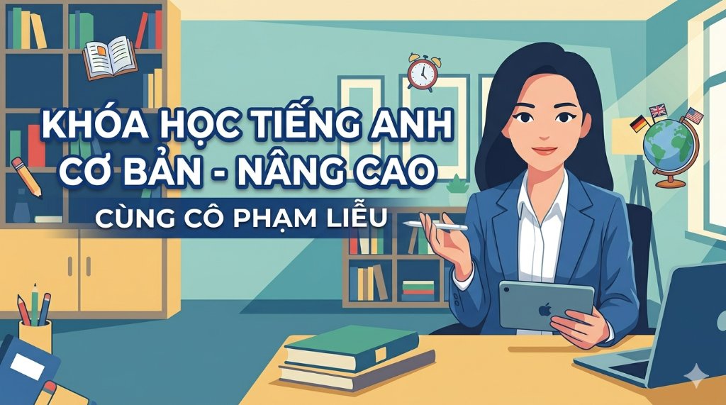 KHÓA HỌC TIẾNG ANH CƠ BẢN - NÂNG CAO CÙNG CÔ PHẠM LIỄU