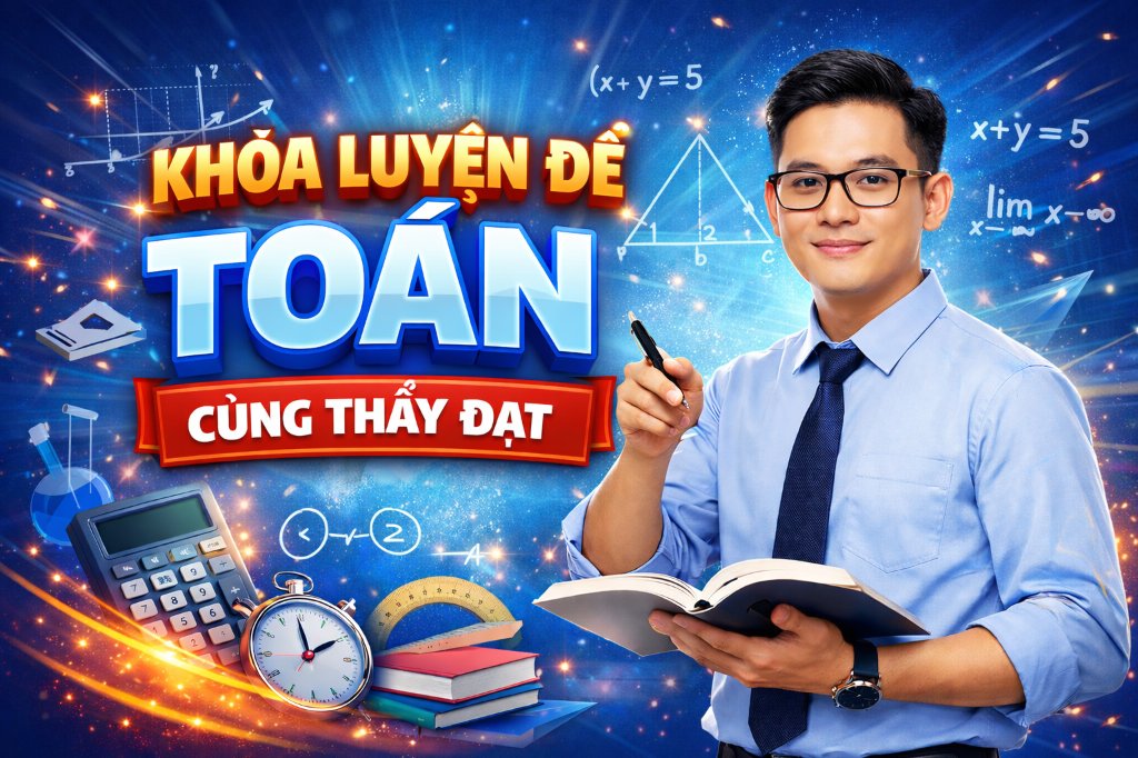 KHÓA LUYỆN TOÁN CÙNG THẦY ĐẠT