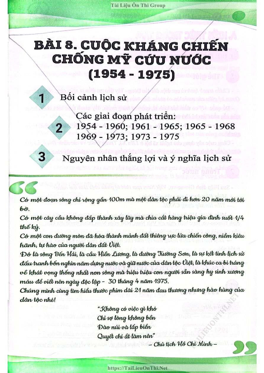 Ảnh minh họa cho Làm chủ kiến thức trọng tâm môn lịch sử THPTQG