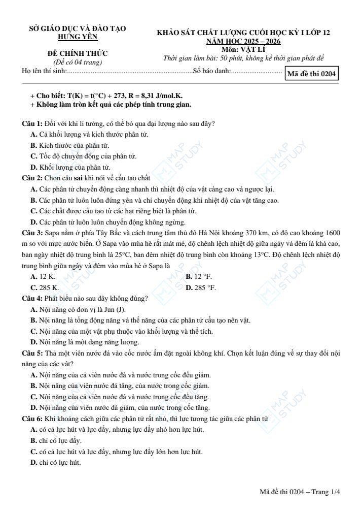 Ảnh minh họa cho LUYỆN THI VẬT LÝ THPT