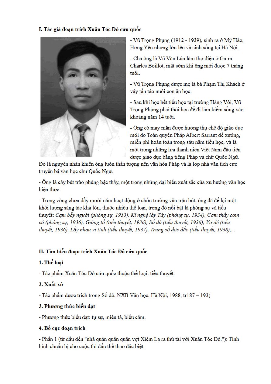 Ảnh minh họa cho TÁC GIẢ, TÁC PHẨM "XUÂN TÓC ĐỎ CỨU QUỐC"