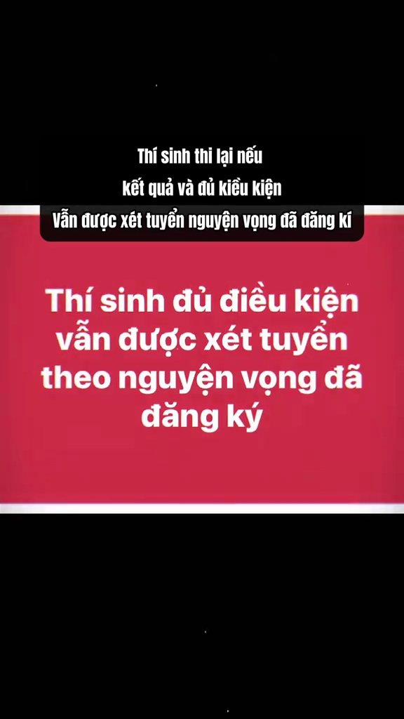Ảnh minh họa cho Thí sinh thi lại nếu để điều kiện vẫn đước xét tuyển theo nguyện vọng đã đăng ký