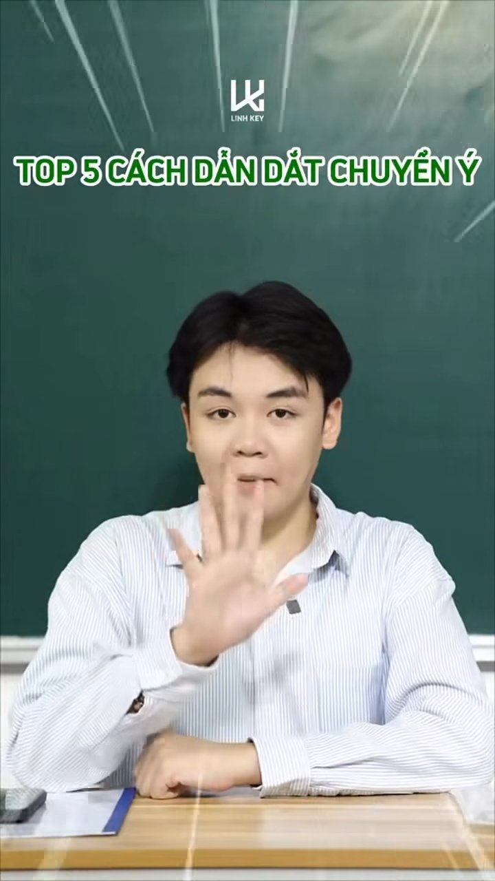 Ảnh minh họa cho XPS : TOP 5 CÁCH DẪN DẮT, CHUYỂN Ý CỰC MƯỢT