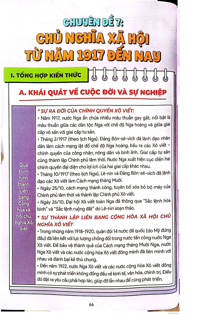 Ảnh minh họa cho Sổ tay kiến thức môn lịch sử THPTQG