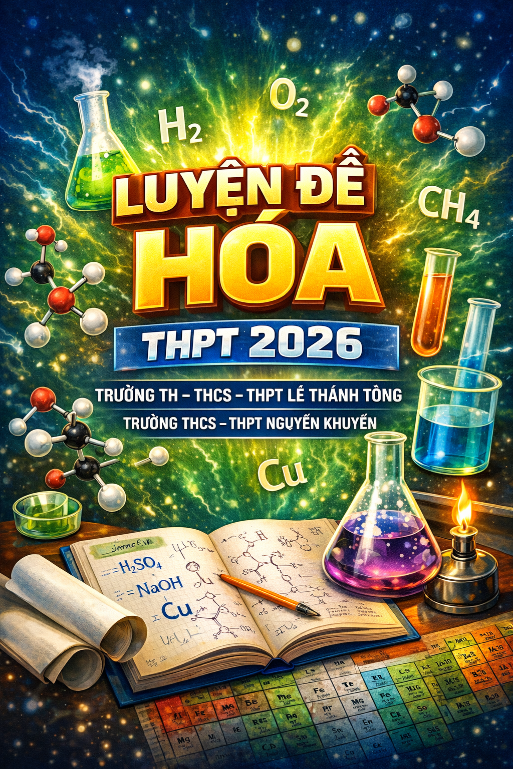 Ảnh minh họa cho Luyện đề hóa THPT quốc gia 2026