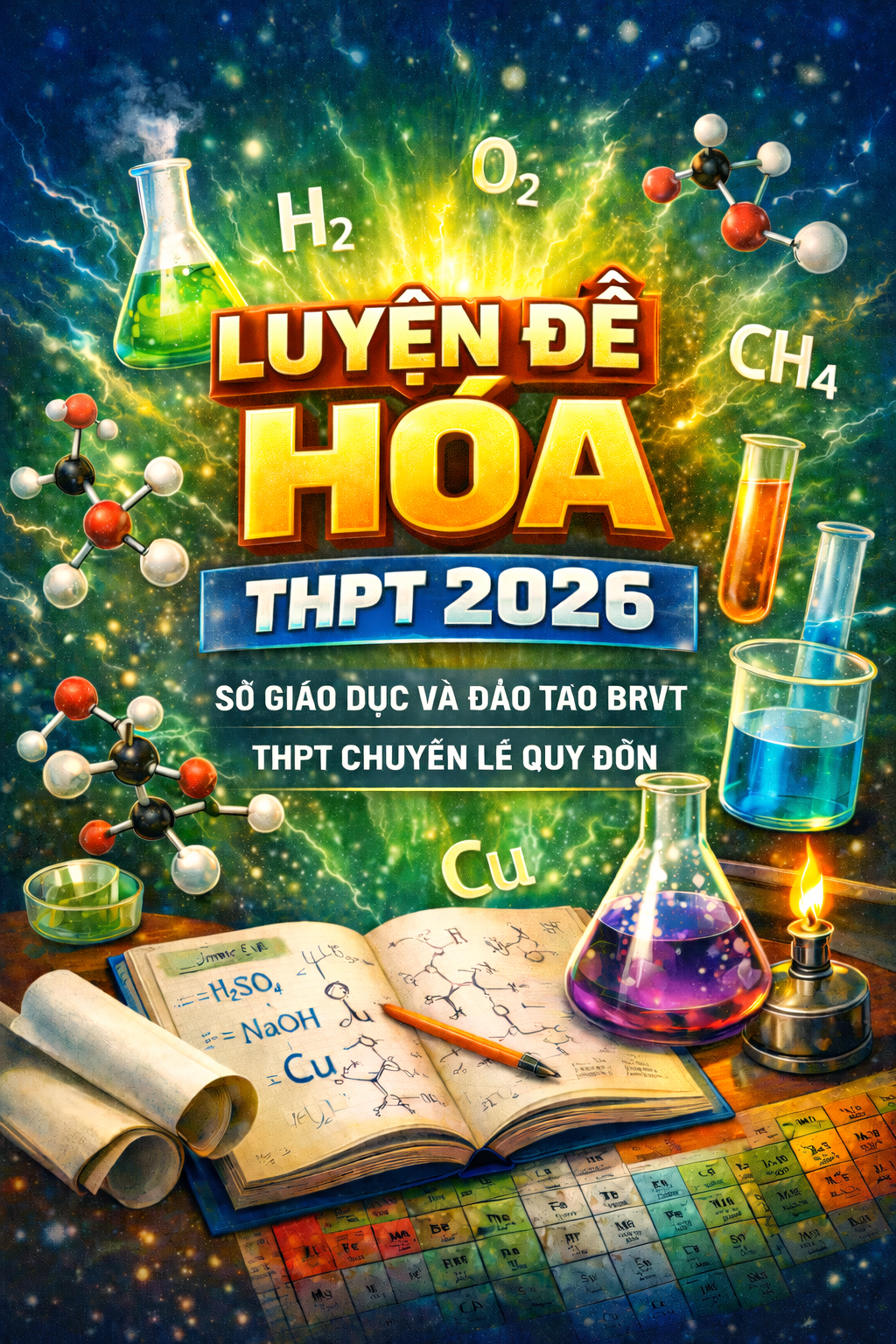 Ảnh minh họa cho Luyện đề hóa THPT quốc gia 2026
