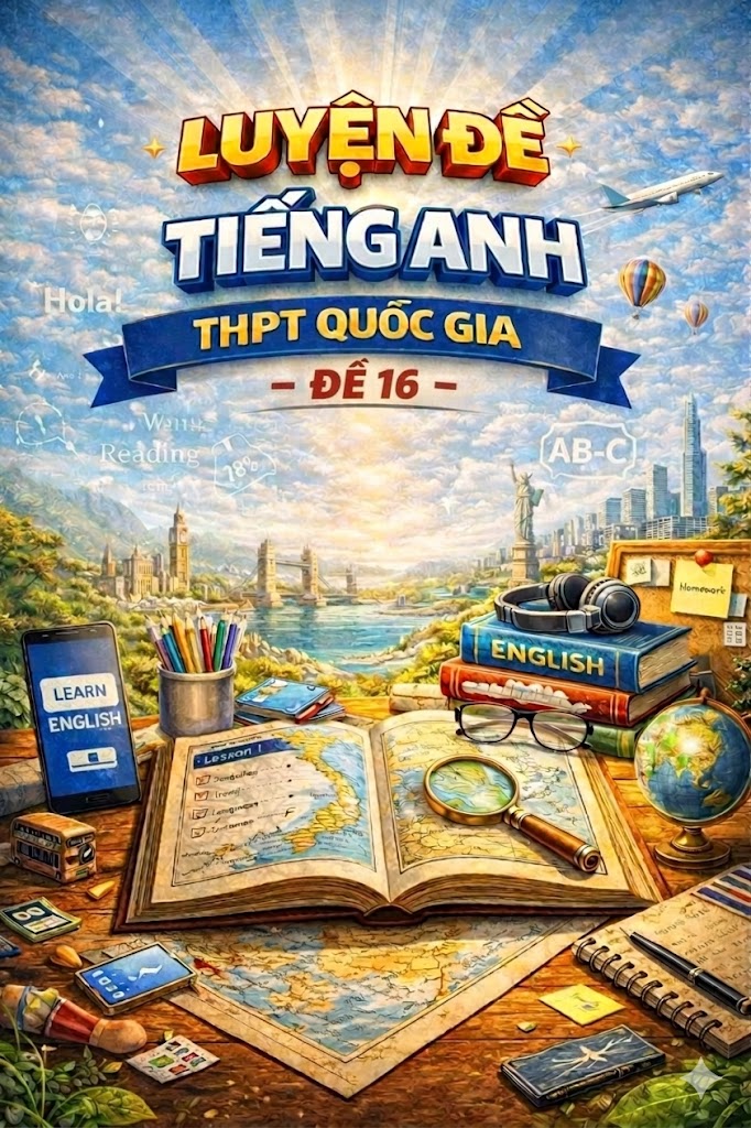 Ảnh minh họa cho Luyện đề thi môn Tiếng Anh THPTQG