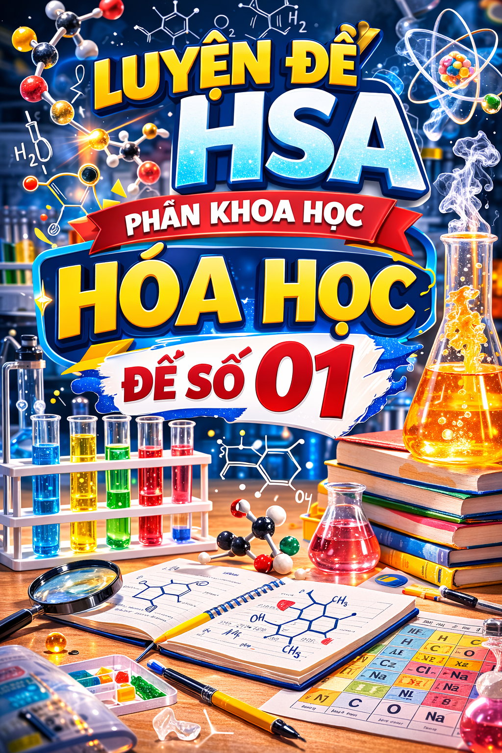 Ảnh minh họa cho Luyện đề HSA - HÓA HỌC - ĐỀ 01