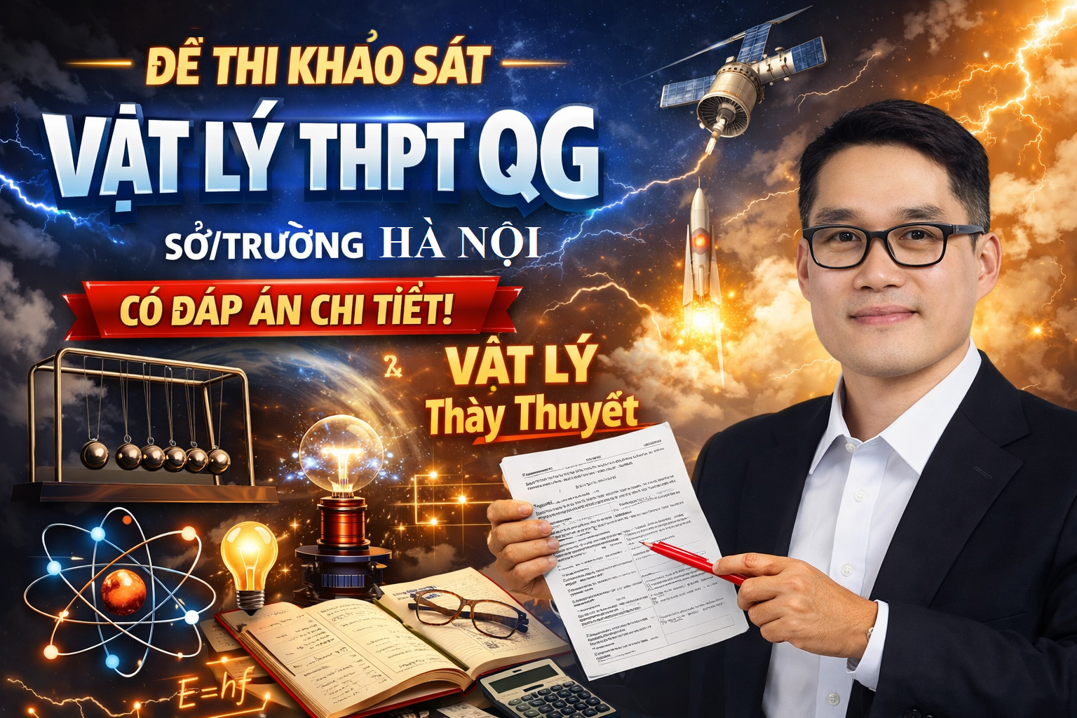 Ảnh minh họa cho ĐỀ LÝ - THI THỬ THPT QG 2026 - SỞ HÀ NỘI