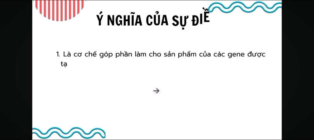 Ảnh minh họa cho VIDEO CHƯƠNG I - BÀI 3 - PHẦN 2:  Ý NGHĨA VÀ ỨNG DỤNG THỰC TIỄN CỦA ĐIỀU HOÀ BIỂU HIỆN GENE