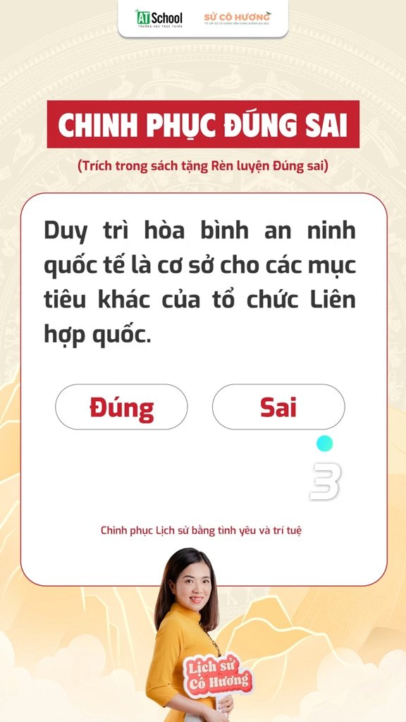 Ảnh minh họa cho CÂU HỎI SAI VỀ LIÊN HỢP QUỐC