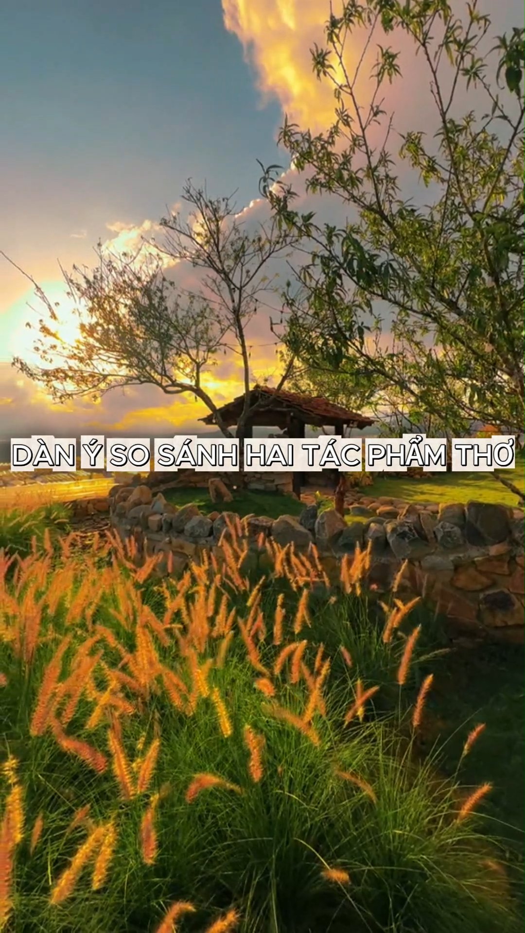 Ảnh minh họa cho SO SÁNH 2 TÁC PHẨM THƠ
