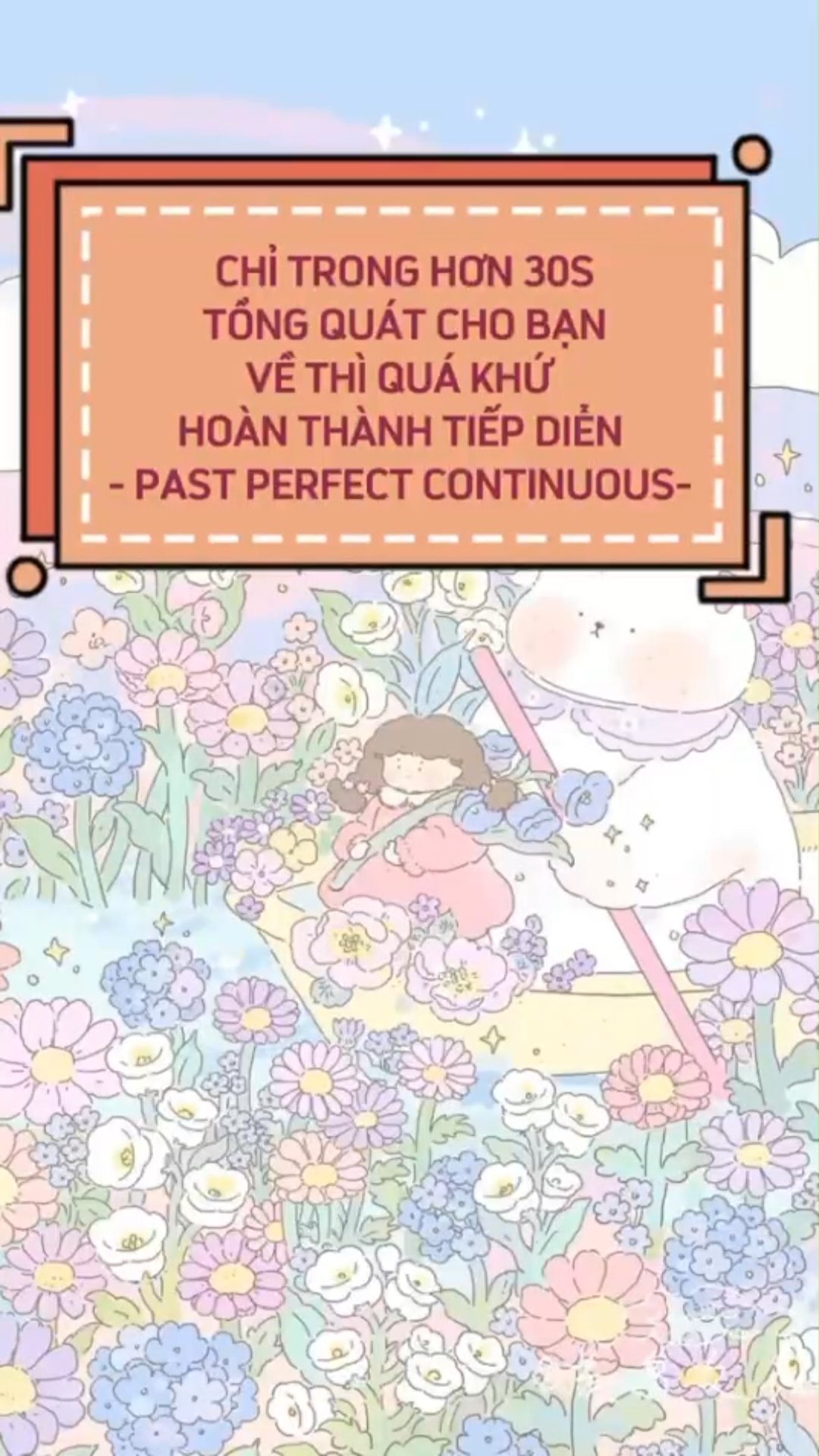 Ảnh minh họa cho CHUYÊN ĐỀ 1 - BÀI 8: THÌ QUÁ KHỨ HOÀN THÀNH TIẾP DIỄN