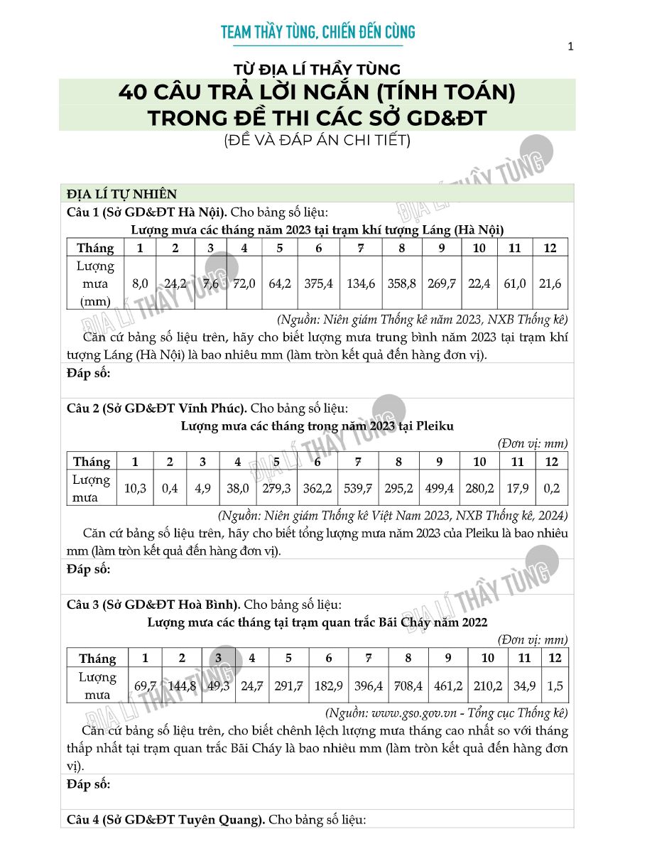 Ảnh minh họa cho Câu trả lời ngắn phần tính toán