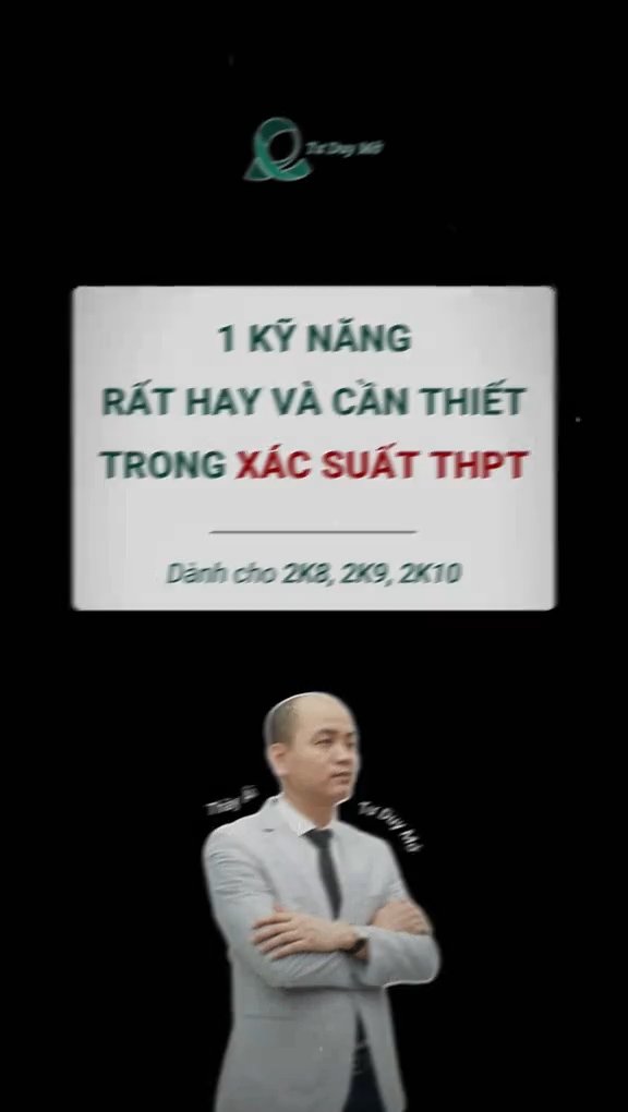 Ảnh minh họa cho Kỹ năng hay và cần thiết trong xác suất THPT