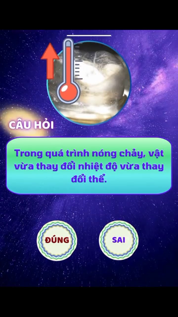 Ảnh minh họa cho VIDEO TRẢ LỜI NHANH CĐ 1 -BÀI 5 - NHIỆT NÓNG CHẢY RIÊNG