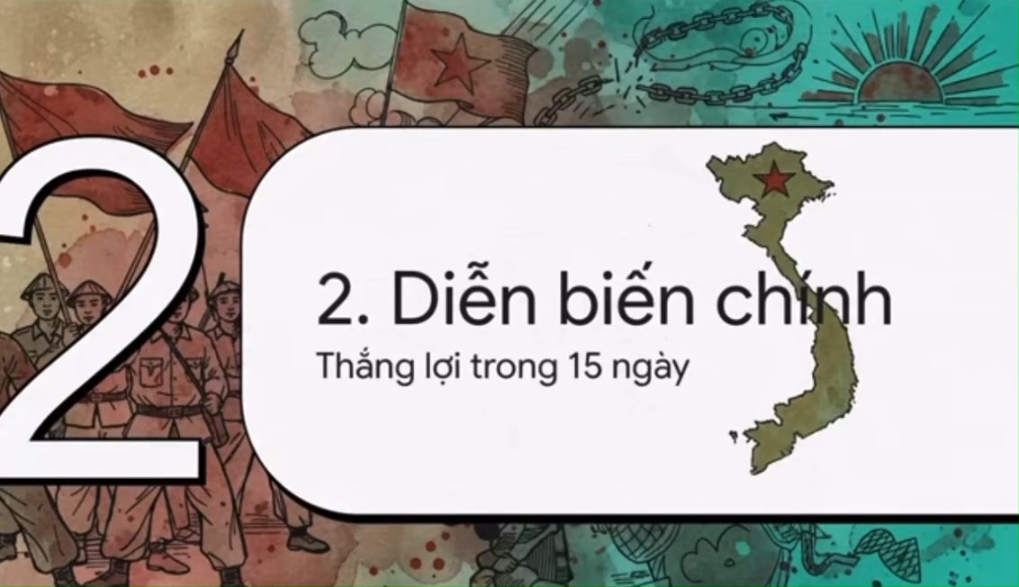 Ảnh minh họa cho VIDEO P1 CHUYÊN ĐỀ 3: CÁCH MẠNG THÁNG TÁM, CHIẾN TRANH GIẢI PHÓNG DÂN TỘC VÀ CHIẾN TRANH BẢO VỆ TỔ QUỐC TRONG LỊCH SỬ VIỆT NAM ( 8/1945 ĐẾN NAY ) - BÀI 6: CÁCH MẠNG THÁNG TÁM NĂM 1945 - PHẦN 2: DIỄN BIẾN CHÍNH