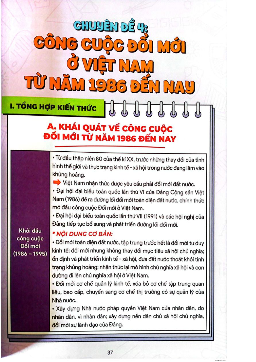 Ảnh minh họa cho Sổ tay kiến thức môn lịch sử THPTQG