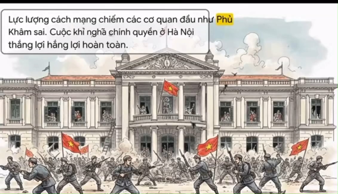 Ảnh minh họa cho VIDEO P2 CHUYÊN ĐỀ 3: CÁCH MẠNG THÁNG TÁM, CHIẾN TRANH GIẢI PHÓNG DÂN TỘC VÀ CHIẾN TRANH BẢO VỆ TỔ QUỐC TRONG LỊCH SỬ VIỆT NAM ( 8/1945 ĐẾN NAY ) - BÀI 6: CÁCH MẠNG THÁNG TÁM NĂM 1945 - PHẦN 2: DIỄN BIẾN CHÍNH