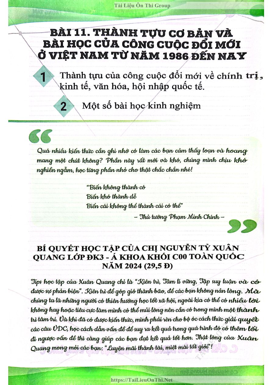 Ảnh minh họa cho Làm chủ kiến thức trọng tâm môn lịch sử THPTQG