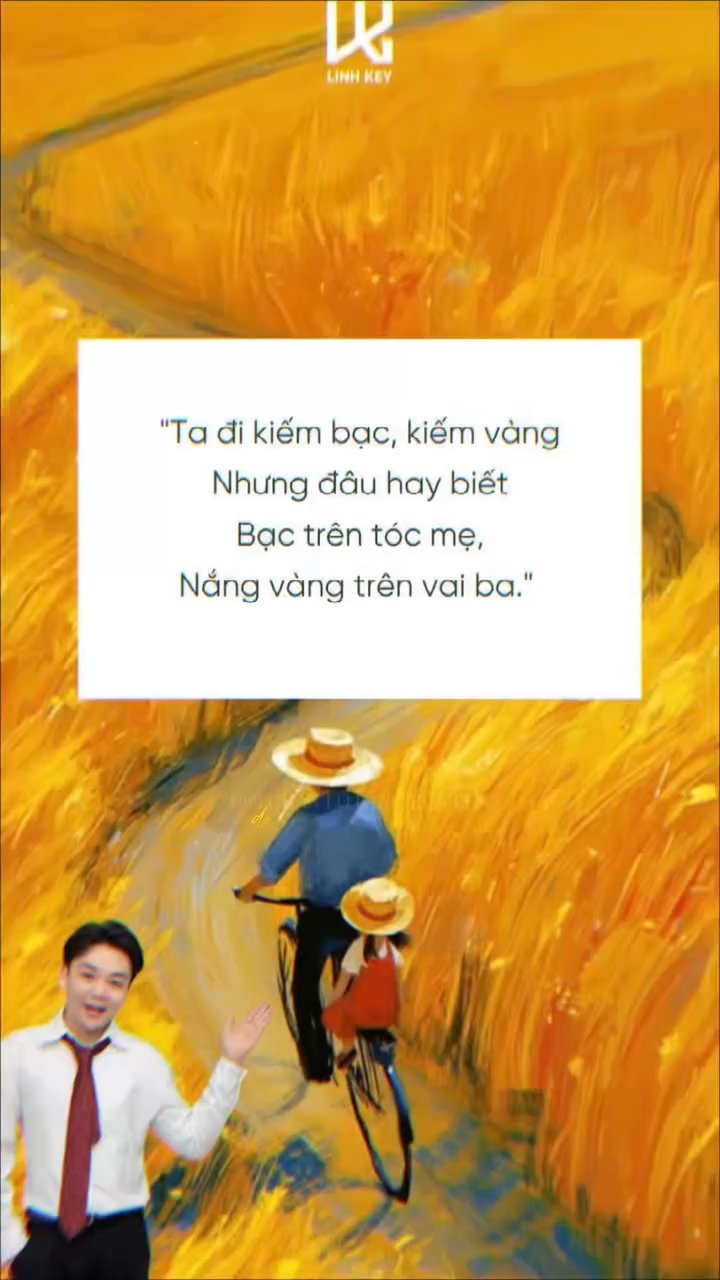 Ảnh minh họa cho ⭕️ Bạc trên tóc mẹ, nắng trên vai ba...