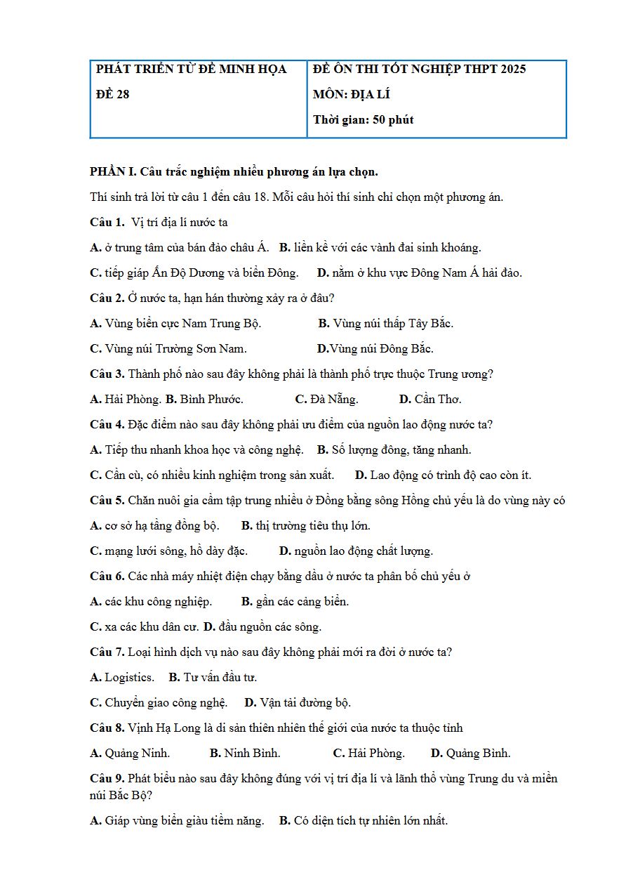 Ảnh minh họa cho LUYỆN THI ĐỊA CÙNG CHILL