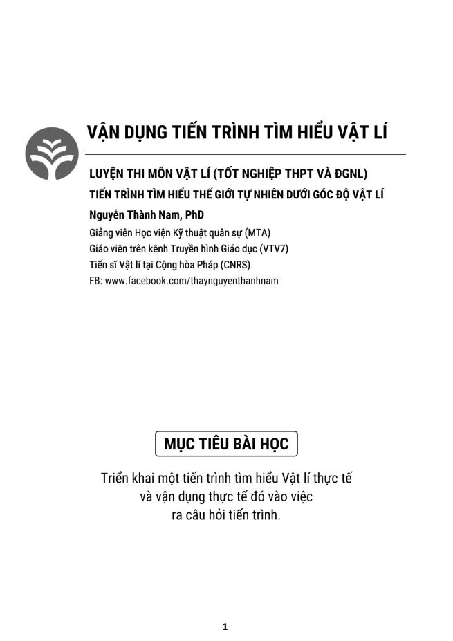 Ảnh minh họa cho 🧬 CHINH PHỤC CÂU HỎI TIẾN TRÌNH TÌM HIỂU VẬT LÍ