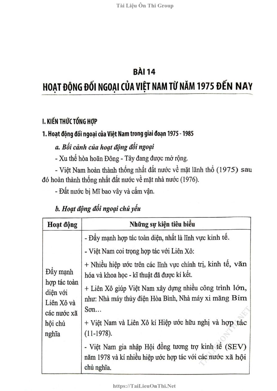 Ảnh minh họa cho Ôn toàn diện môn lịch sử THPTQG