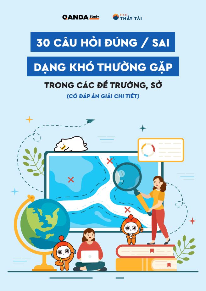Ảnh minh họa cho tong-hop-30-cau-hoi-dung-sai-dang-kho-dia-li-thay-tai